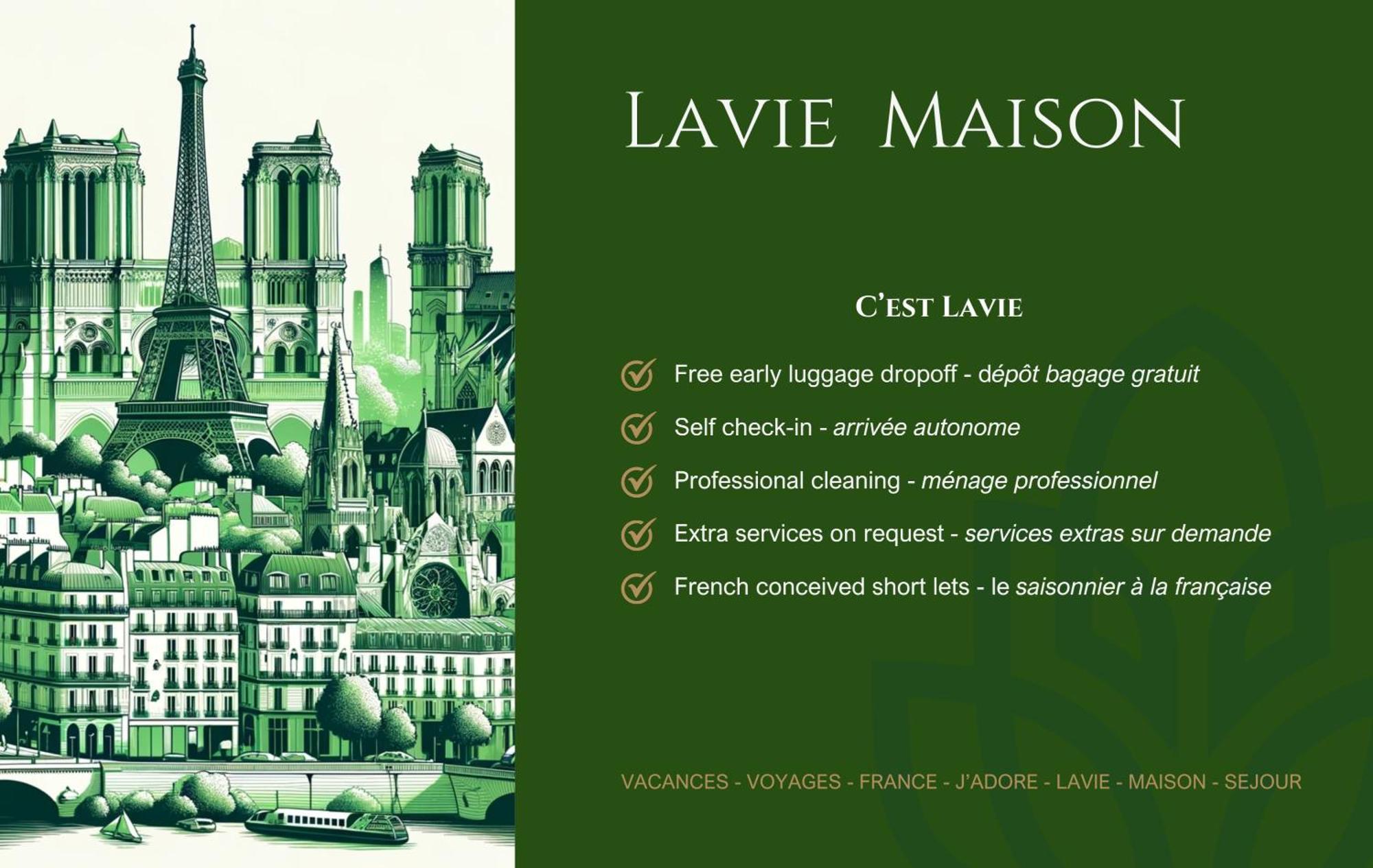 Lavie Maison Chic Stay Ac Parking 巴黎 外观 照片